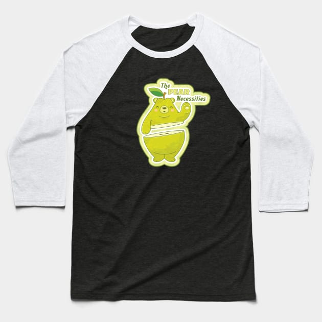 The PEAR Necessities Baseball T-Shirt by Sam Potter Design